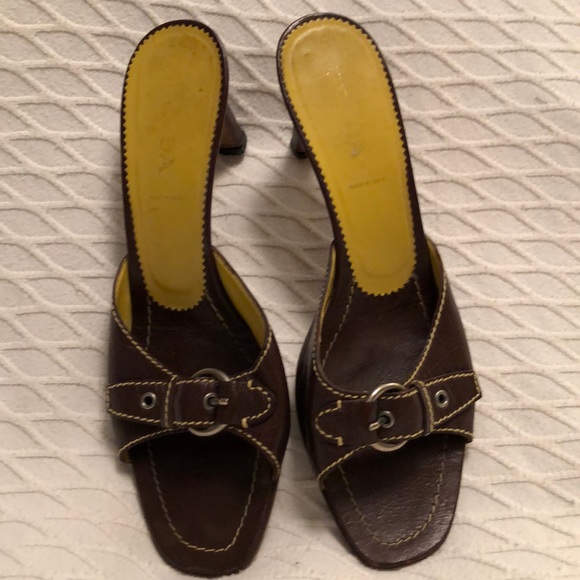 Retro Prada brown slip-ons - Picture 2 of 7